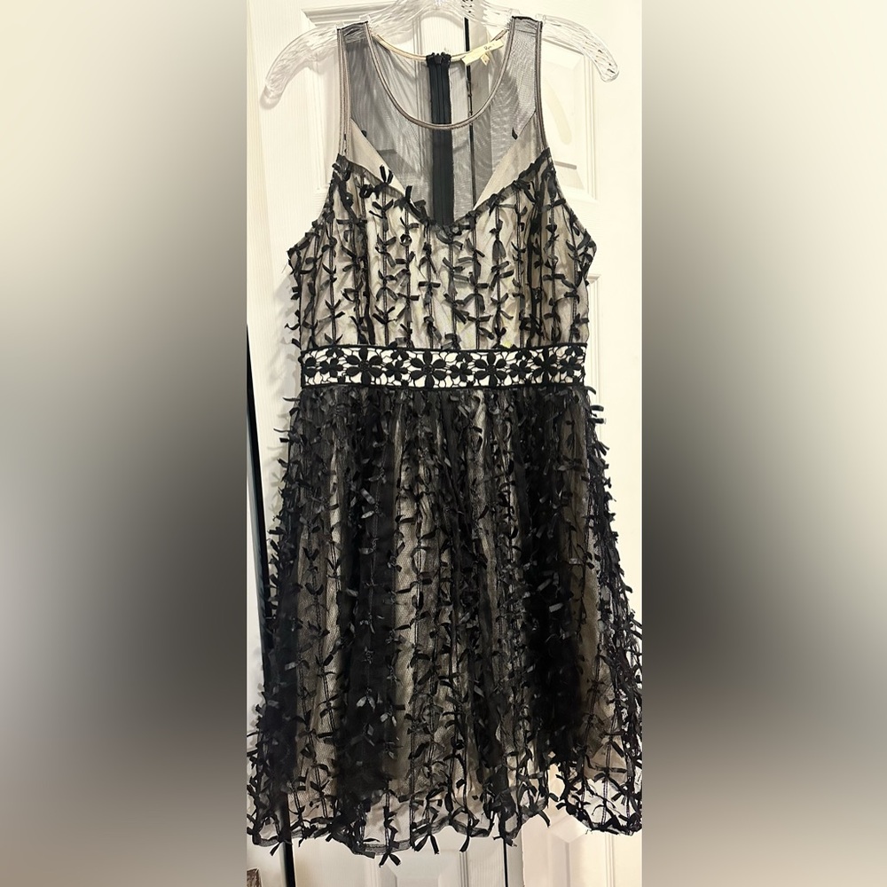 Ryu black and white cocktail dress